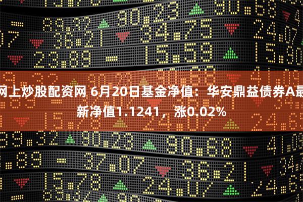 网上炒股配资网 6月20日基金净值：华安鼎益债券A最新净值1.1241，涨0.02%