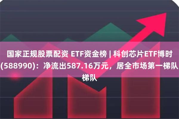 国家正规股票配资 ETF资金榜 | 科创芯片ETF博时(588990)：净流出587.16万元，居全市场第一梯队